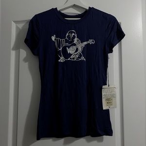 True Religion crystal Buddha tee